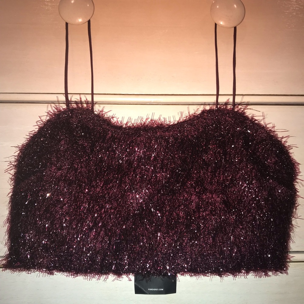 Maroon crop top!